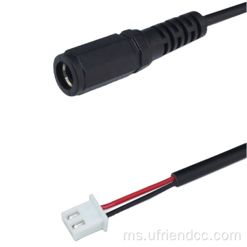 Kabel kuasa DC disesuaikan 5.5-2.1mm penyambung DC